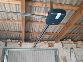 installation porte de garage